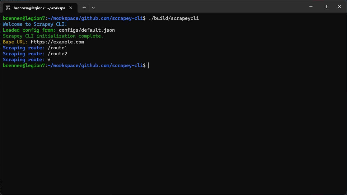 Scrapey CLI